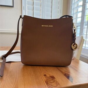Michael Kors Leather Crossbody Bag Purse